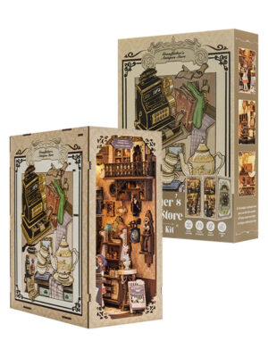 CUTEBEE Grandfather's Antique Store DIY Book Nook Kit