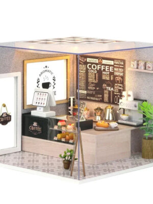 Leisurely Coffee Shop DIY Dollhouse Kit