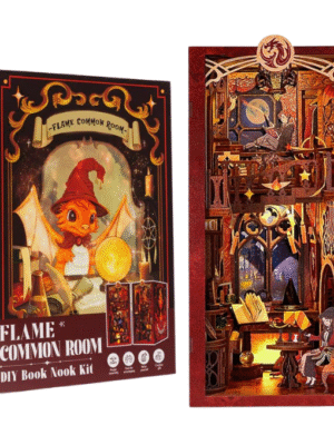 Cutebee Flame Common Room DIY Book Nook Kit
