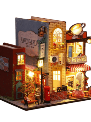 Book Villa DIY Miniature Dollhouse Kit