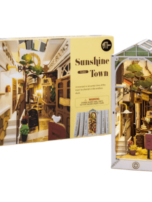 Robotime Rolife Sunshine Town Book Nook Kit