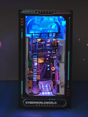 Cyberpunk World DIY Book Nook Kit