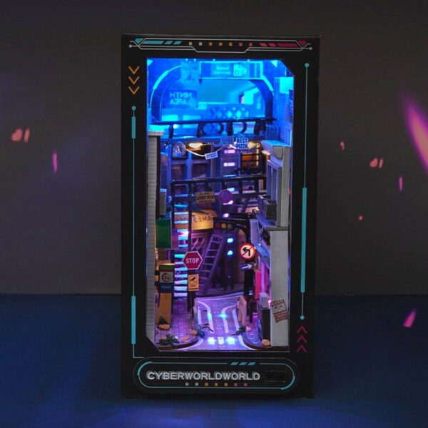 Cyberpunk World DIY Book Nook Kit