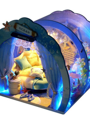 Ocean Room DIY Dollhouse Room Kit