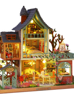 Happy Jungle Resort DIY Dollhouse Kit