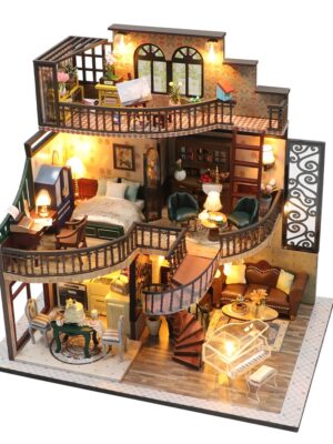 Gothic Villa DIY Dollhouse Kit