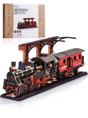 Steam Journey 3D Wooden Train Puzzle by Rolife