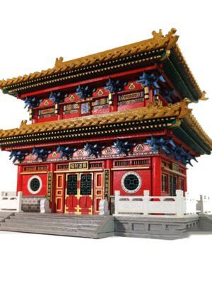 Chinese Temple of Wealth DIY Dollhouse Kit