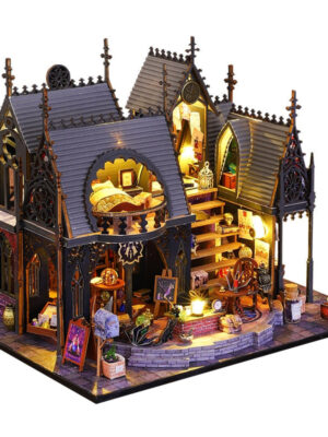 Luna Magic House Retro DIY Dollhouse Kit