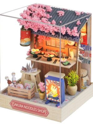 Sakura Noodles Shop DIY Dollhouse Kit