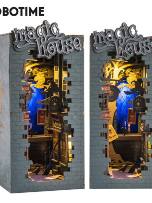 Robotime Rolife Magic House DIY Book Nook Kit