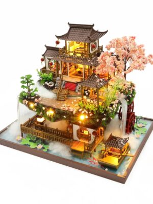Big Chinese Garden DIY Dollhouse Kit