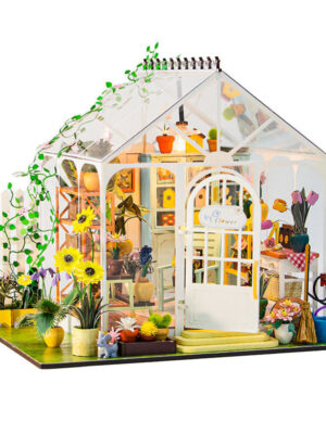 Sunshine Flower Garden House DIY Dollhouse Kit